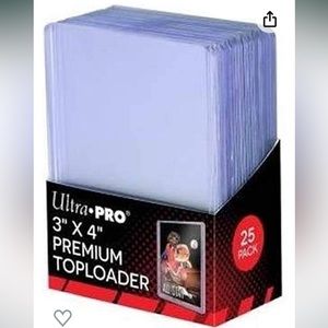 Ultra Pro 3" x 4" Super Clear Premium Toploader Card Protector 25/Pack | 1-Pack
